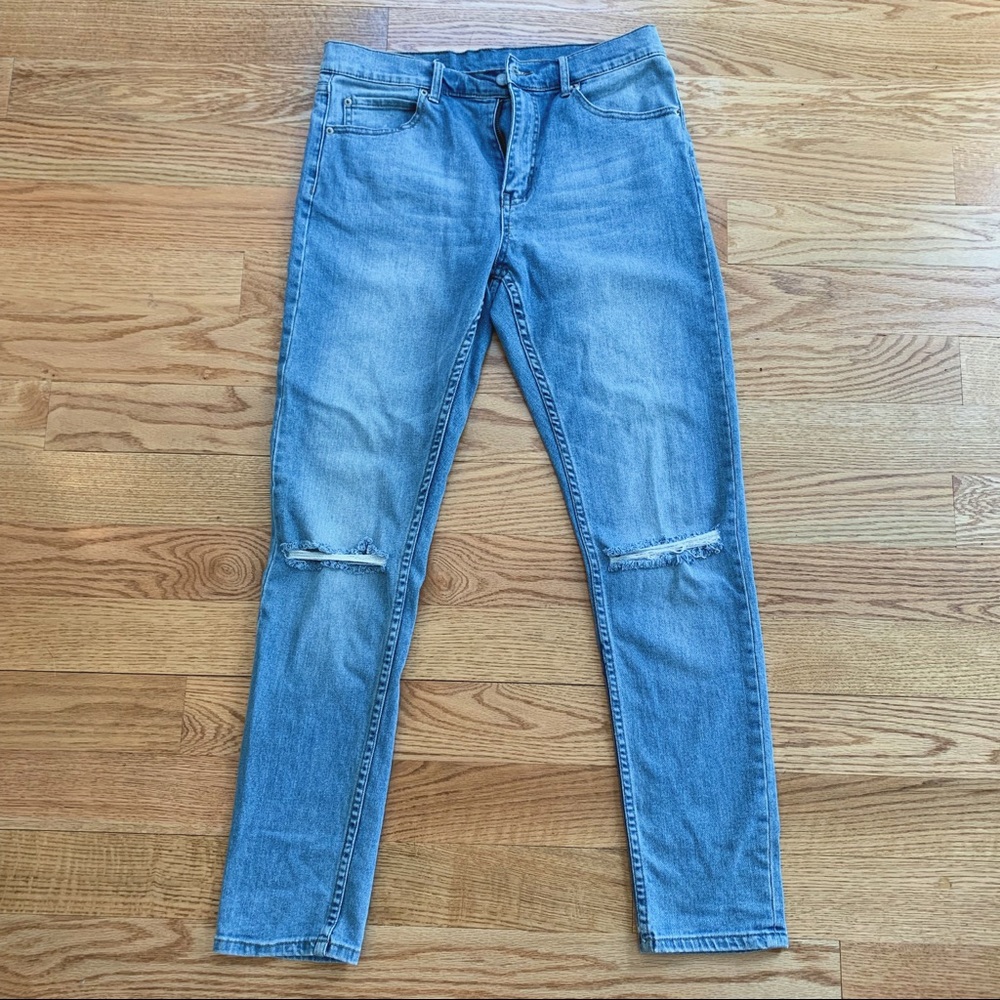 Cheap monday vintage style jeans for girls